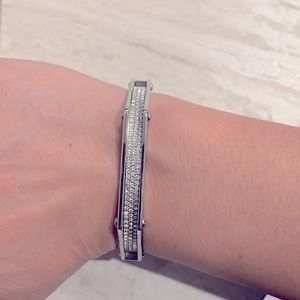 Swarovski Silver Bangle